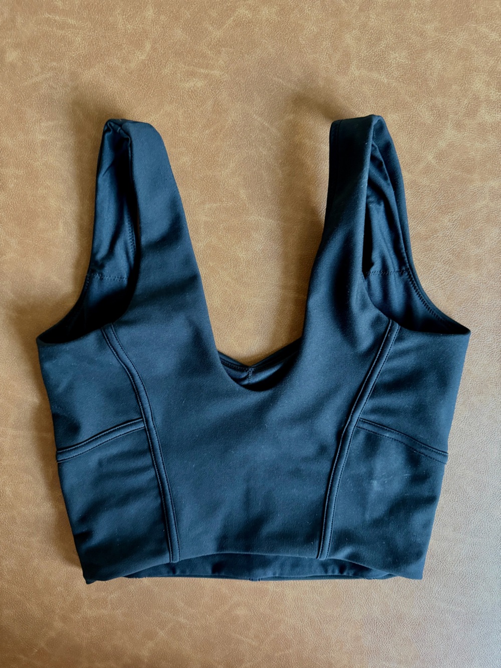 Women’s Abercrombie YPB sculptLUX Sweetheart Corset Slim Tank Black Size Small - Picture 4 of 5